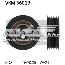 Ролик натяжителя ременя агрегатів VKM36019 SKF