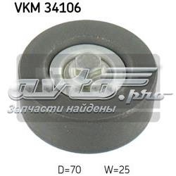 VKM34106 SKF rolo parasita da correia de transmissão