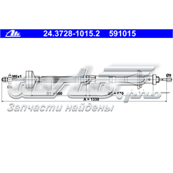 Cabo de embraiagem Renault (RVI) 6025171255