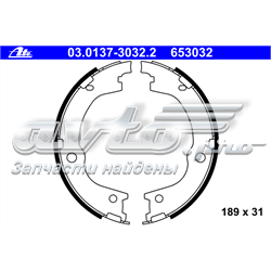 03.0137-3032.2 ATE sapatas do freio de estacionamento