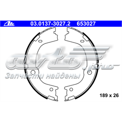 03.0137-3027.2 ATE sapatas do freio de estacionamento