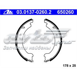 650260 ATE sapatas do freio de estacionamento