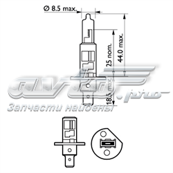 47518360 Philips Лампочка дальнего света