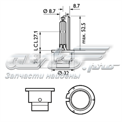 Купить 42402C1 Philips Лампочка ксеноновая