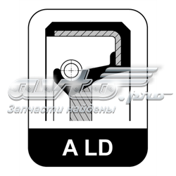 Сальник распредвала двигателя задний 393880 Elring