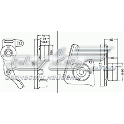 Комплект ГРМ K025049XS GATES