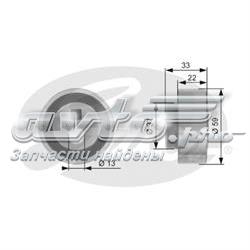 Ролик натяжителя ременя газорозподілу T41129 GATES