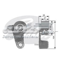 Ролик натяжителя газорозподільного ременя T41165 GATES