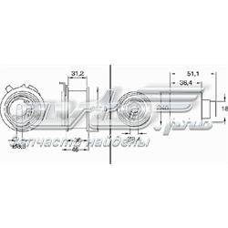 Комплект ГРМ K055569XS GATES