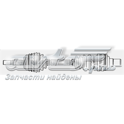 Привод правый GKN-Spidan 21566