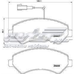 P61118 Brembo sapatas do freio dianteiras de disco