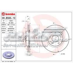 09B56510 Brembo disco do freio dianteiro