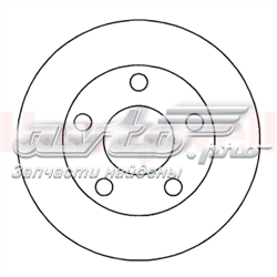 Тормозные диски 562005J Jurid/Bendix