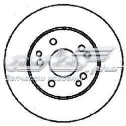 561331JC Jurid/Bendix disco do freio dianteiro