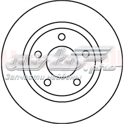 Купить 562060J Jurid/Bendix Ротор тормозной