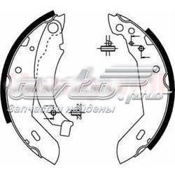 Sapatas do freio traseiras de tambor Peugeot 205 2 20A, C