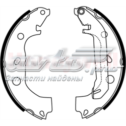 362416J Jurid/Bendix Барабанные тормозные колодки