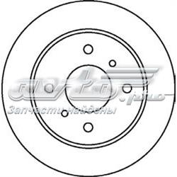 562032JC Jurid/Bendix disco do freio traseiro