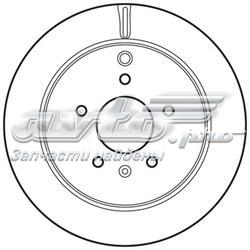 Тормозные диски 562670JC Jurid/Bendix