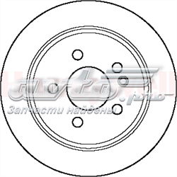 562100JC Jurid/Bendix disco do freio traseiro