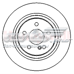 562257JC Jurid/Bendix disco do freio traseiro