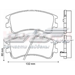 572482J Jurid/Bendix Колодки передние