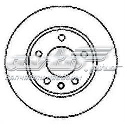 561610JC Jurid/Bendix disco do freio dianteiro