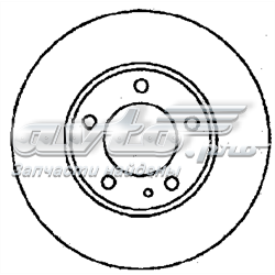 561550JC Jurid/Bendix disco do freio dianteiro