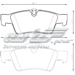 Задние тормозные колодки 573202J Jurid/Bendix