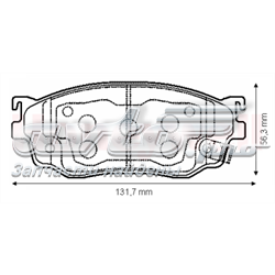 Купить 572444J Jurid/Bendix Колодки тормозные