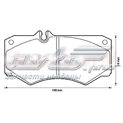 Тормозные колодки Jurid/Bendix 571272D