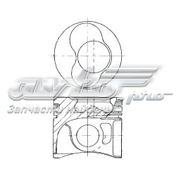 Поршня на 1 циліндр, STD 8750150000 NURAL