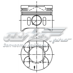 Поршень в зборі 8711790720 NURAL