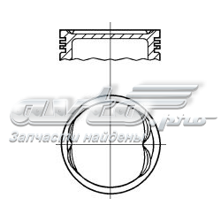 Поршня, 2-й ремонт (+0,50) 8730680710 NURAL