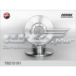 TB215191 Fenox диск тормозной передний