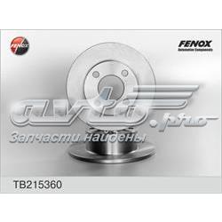 TB215360 Fenox disco do freio traseiro