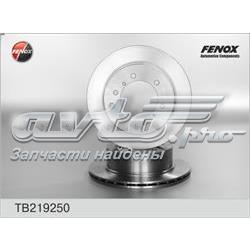 Тормозные диски TB219250 Fenox