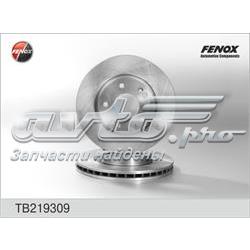 TB219309 Fenox диск тормозной передний