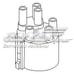 Крышка распределителя зажигания (трамблера) 100664755 Hans Pries (Topran)