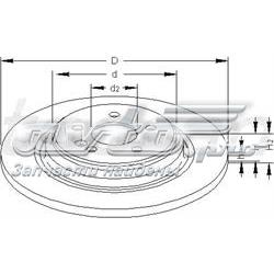 Тормозные диски 401402755 Hans Pries (Topran)