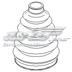 Пыльник ШРУСа наружный 110215546 Hans Pries (Topran)