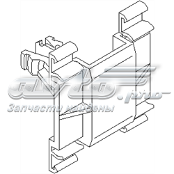 Клипса крепления накладок порогов 103102015 Hans Pries (Topran)