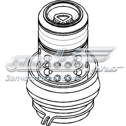 103022755 Hans Pries (Topran) coxim (suporte dianteiro de motor)