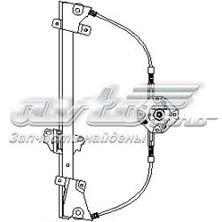 200 035 755 Hans Pries (Topran) mecanismo de acionamento de vidro da porta dianteira esquerda