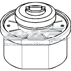 104 050 755 Hans Pries (Topran) coxim (suporte esquerdo/direito de motor)