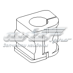 Втулка стабилизатора переднего левая 107301755 Hans Pries (Topran)