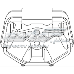 Задняя опора двигателя 201352755 Hans Pries (Topran)