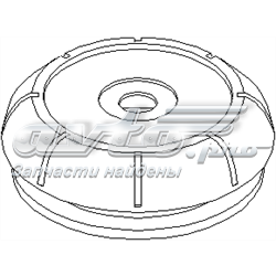 Опора амортизатора переднего 200443755 Hans Pries (Topran)