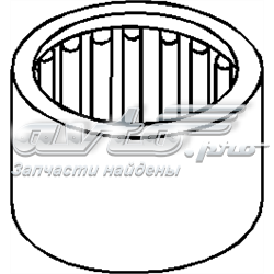 101 052 755 Hans Pries (Topran) rolamento de suporte da árvore primária da caixa de mudança (rolamento de centragem de volante)