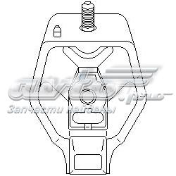 107 982 755 Hans Pries (Topran) coxim de transmissão (suporte da caixa de mudança)